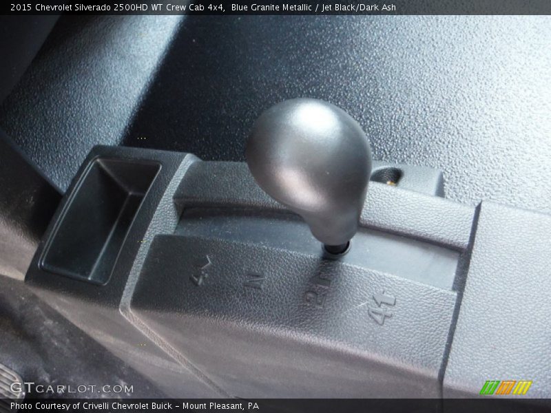 Blue Granite Metallic / Jet Black/Dark Ash 2015 Chevrolet Silverado 2500HD WT Crew Cab 4x4