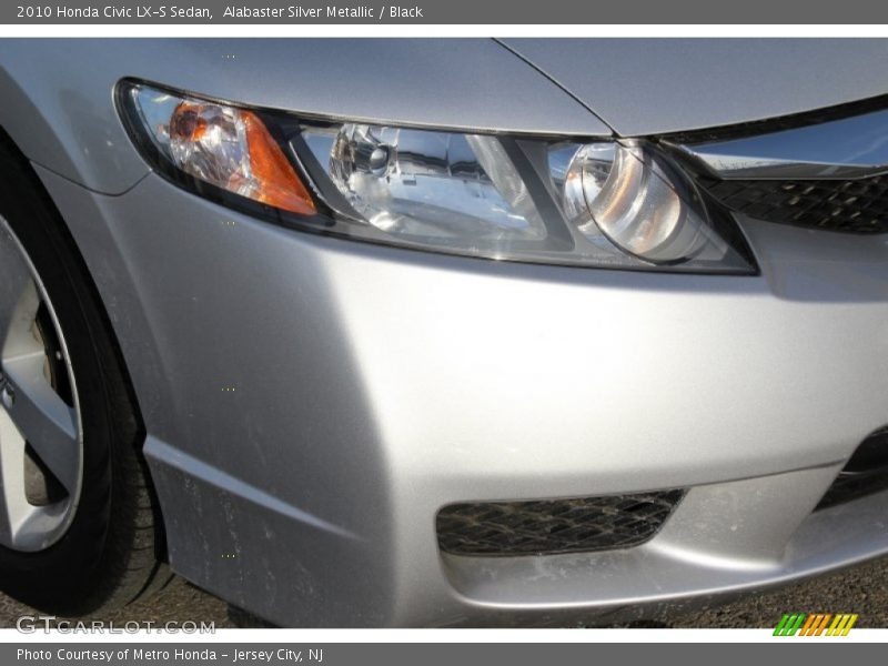 Alabaster Silver Metallic / Black 2010 Honda Civic LX-S Sedan