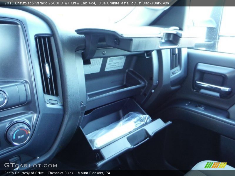 Blue Granite Metallic / Jet Black/Dark Ash 2015 Chevrolet Silverado 2500HD WT Crew Cab 4x4