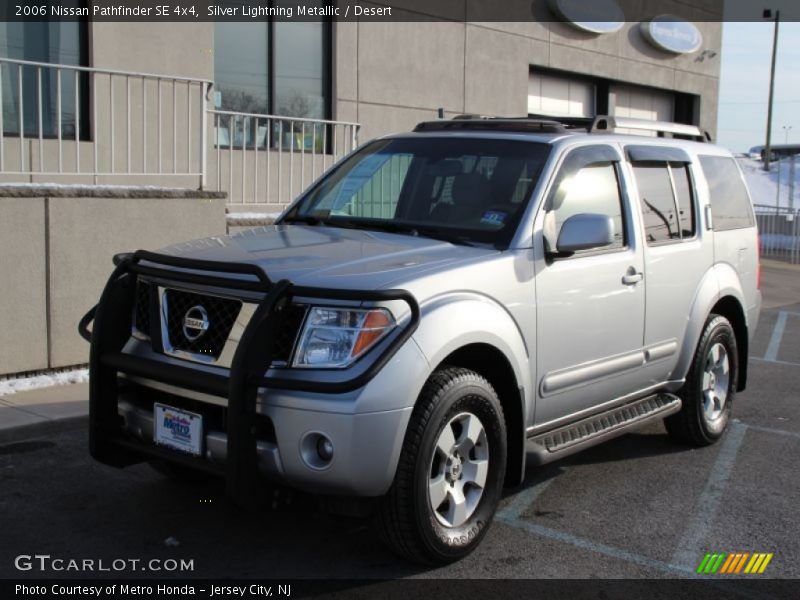 Silver Lightning Metallic / Desert 2006 Nissan Pathfinder SE 4x4
