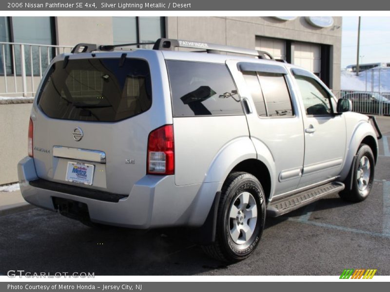 Silver Lightning Metallic / Desert 2006 Nissan Pathfinder SE 4x4