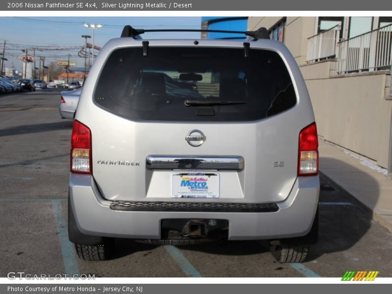 Silver Lightning Metallic / Desert 2006 Nissan Pathfinder SE 4x4