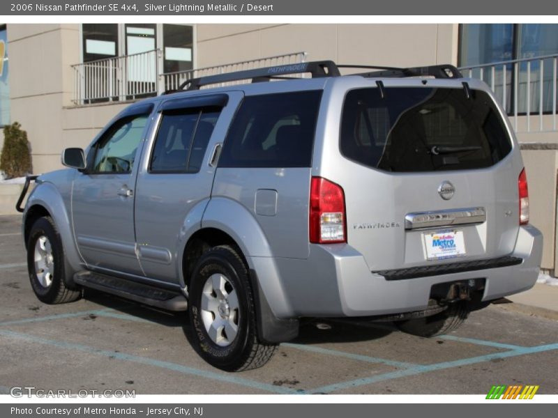 Silver Lightning Metallic / Desert 2006 Nissan Pathfinder SE 4x4