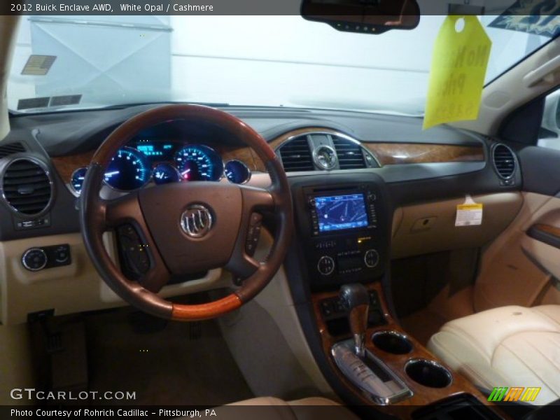 White Opal / Cashmere 2012 Buick Enclave AWD