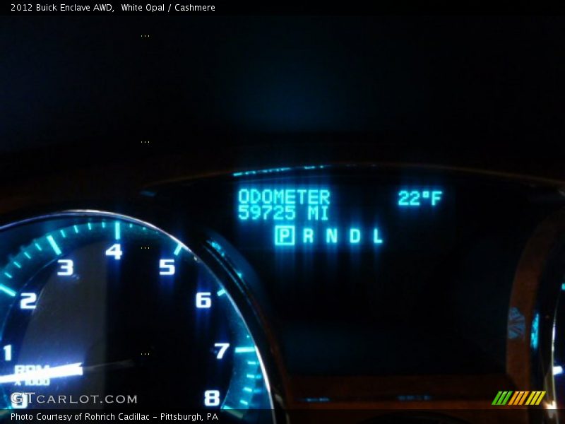 White Opal / Cashmere 2012 Buick Enclave AWD