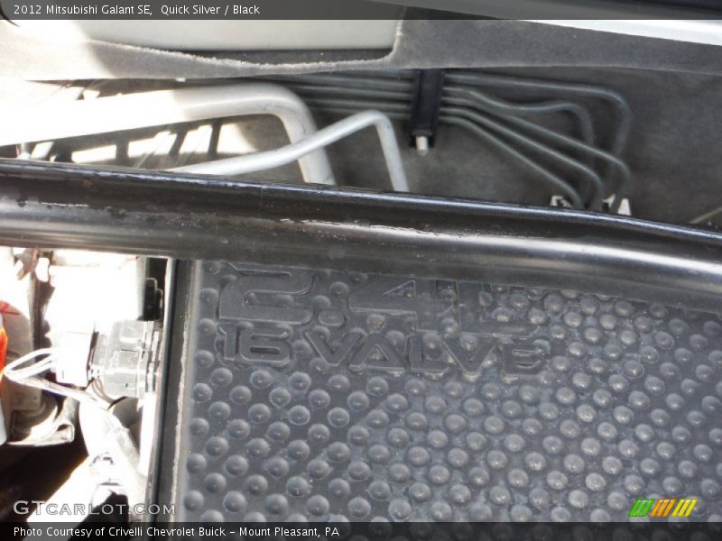 Quick Silver / Black 2012 Mitsubishi Galant SE