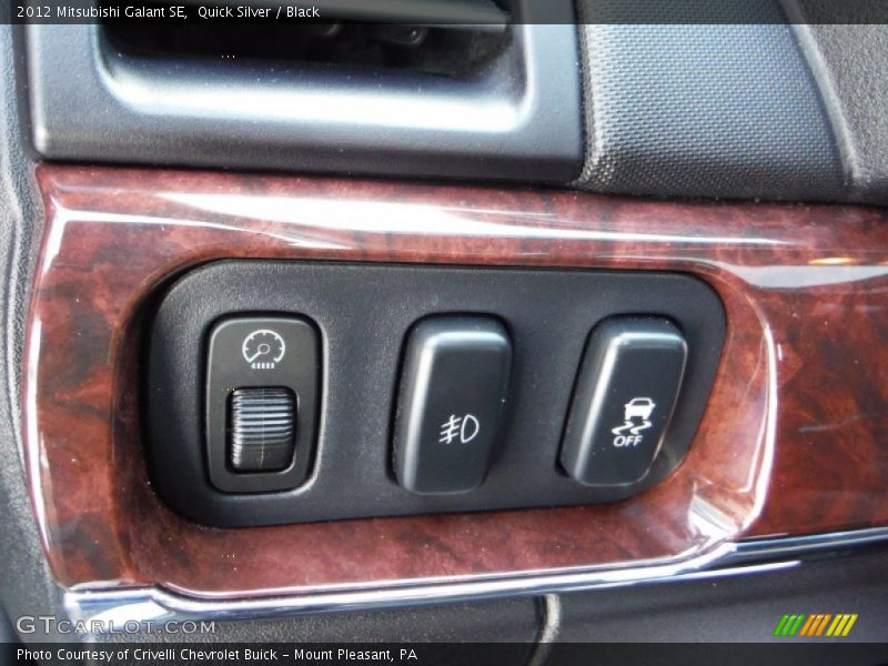 Quick Silver / Black 2012 Mitsubishi Galant SE