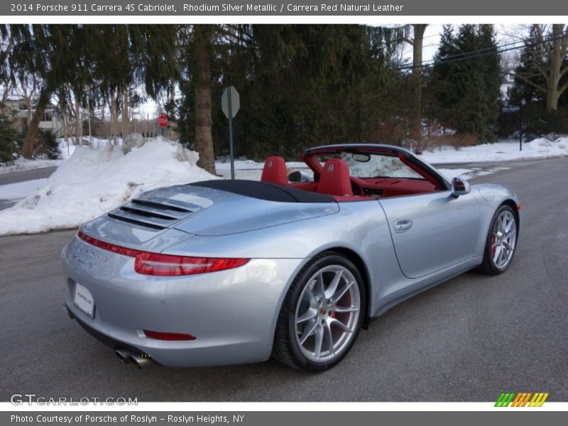  2014 911 Carrera 4S Cabriolet Rhodium Silver Metallic