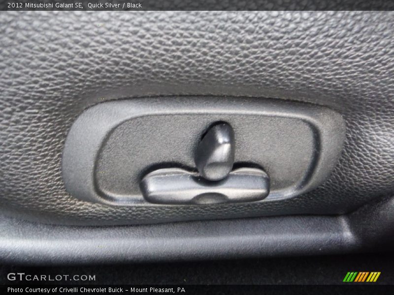 Quick Silver / Black 2012 Mitsubishi Galant SE