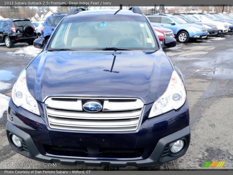 Deep Indigo Pearl / Ivory 2013 Subaru Outback 2.5i Premium