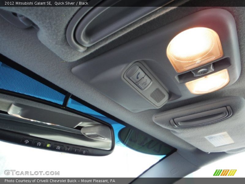 Quick Silver / Black 2012 Mitsubishi Galant SE