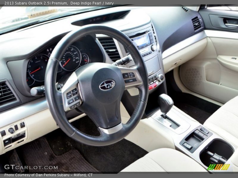Deep Indigo Pearl / Ivory 2013 Subaru Outback 2.5i Premium