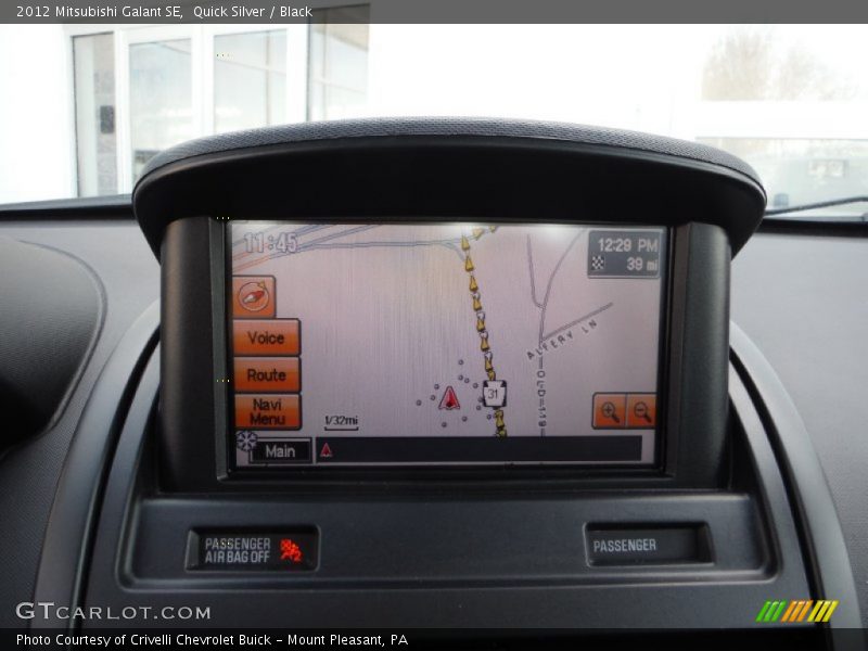 Quick Silver / Black 2012 Mitsubishi Galant SE