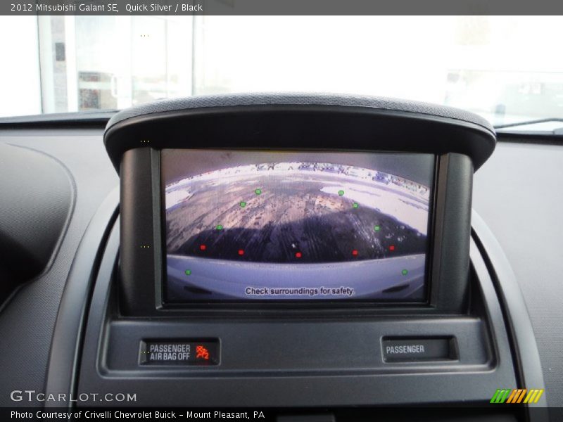 Quick Silver / Black 2012 Mitsubishi Galant SE