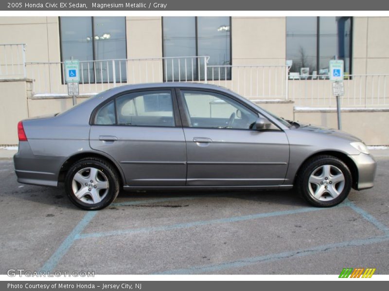 Magnesium Metallic / Gray 2005 Honda Civic EX Sedan