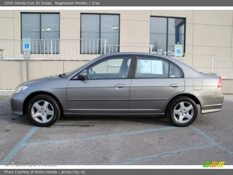 Magnesium Metallic / Gray 2005 Honda Civic EX Sedan
