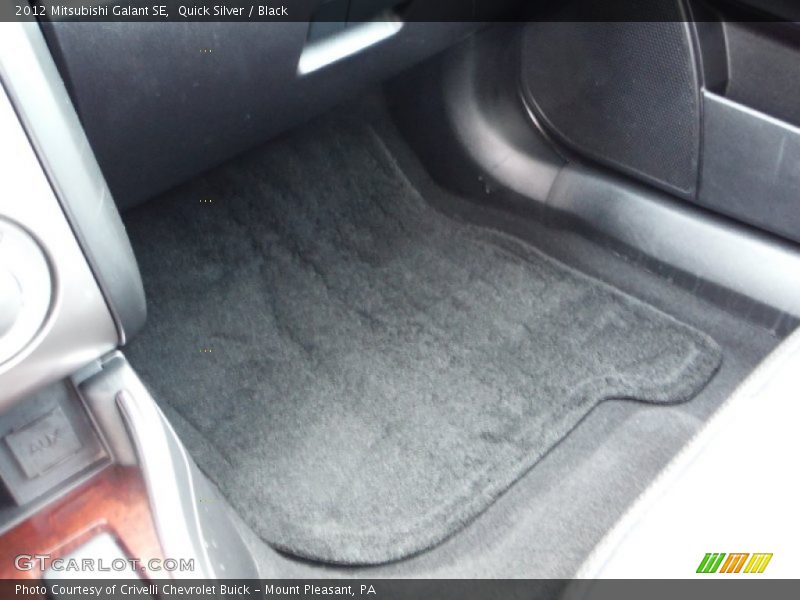 Quick Silver / Black 2012 Mitsubishi Galant SE