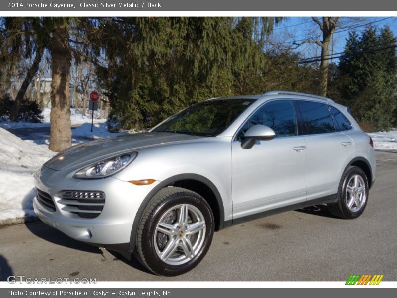 Classic Silver Metallic / Black 2014 Porsche Cayenne