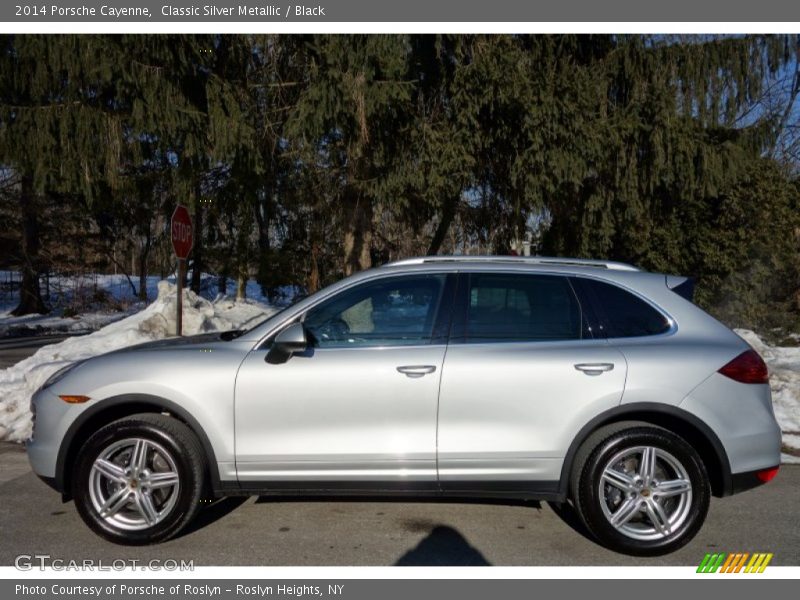 Classic Silver Metallic / Black 2014 Porsche Cayenne