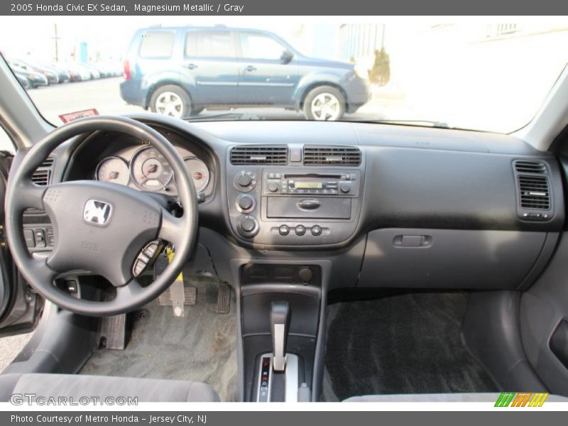 Magnesium Metallic / Gray 2005 Honda Civic EX Sedan