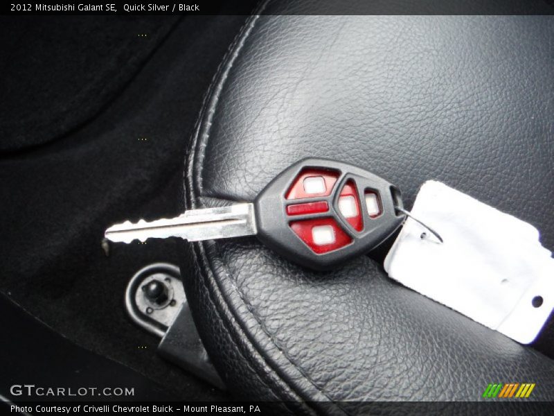 Quick Silver / Black 2012 Mitsubishi Galant SE