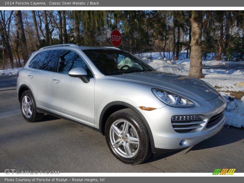 Classic Silver Metallic / Black 2014 Porsche Cayenne