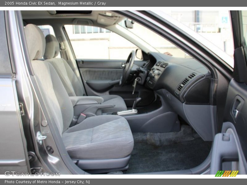 Magnesium Metallic / Gray 2005 Honda Civic EX Sedan