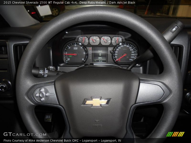 Deep Ruby Metallic / Dark Ash/Jet Black 2015 Chevrolet Silverado 1500 WT Regular Cab 4x4