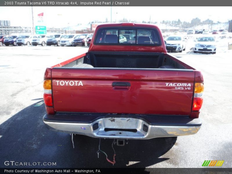 Impulse Red Pearl / Charcoal 2003 Toyota Tacoma V6 TRD Xtracab 4x4