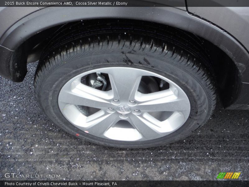 Cocoa Silver Metallic / Ebony 2015 Buick Encore Convenience AWD