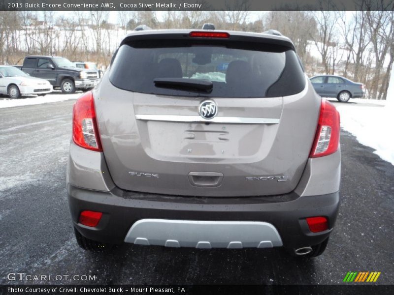 Cocoa Silver Metallic / Ebony 2015 Buick Encore Convenience AWD