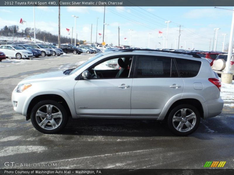 Classic Silver Metallic / Dark Charcoal 2012 Toyota RAV4 Sport 4WD