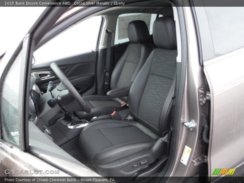 Cocoa Silver Metallic / Ebony 2015 Buick Encore Convenience AWD