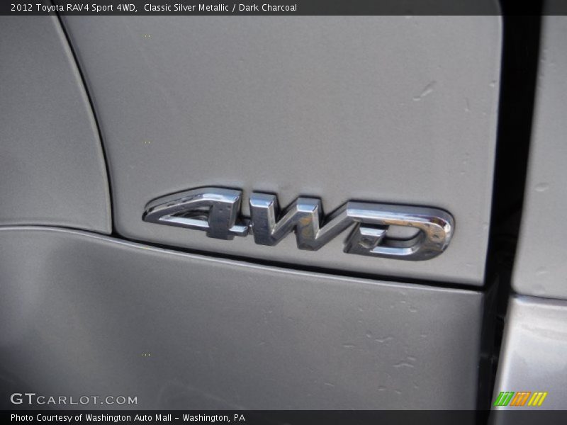 Classic Silver Metallic / Dark Charcoal 2012 Toyota RAV4 Sport 4WD