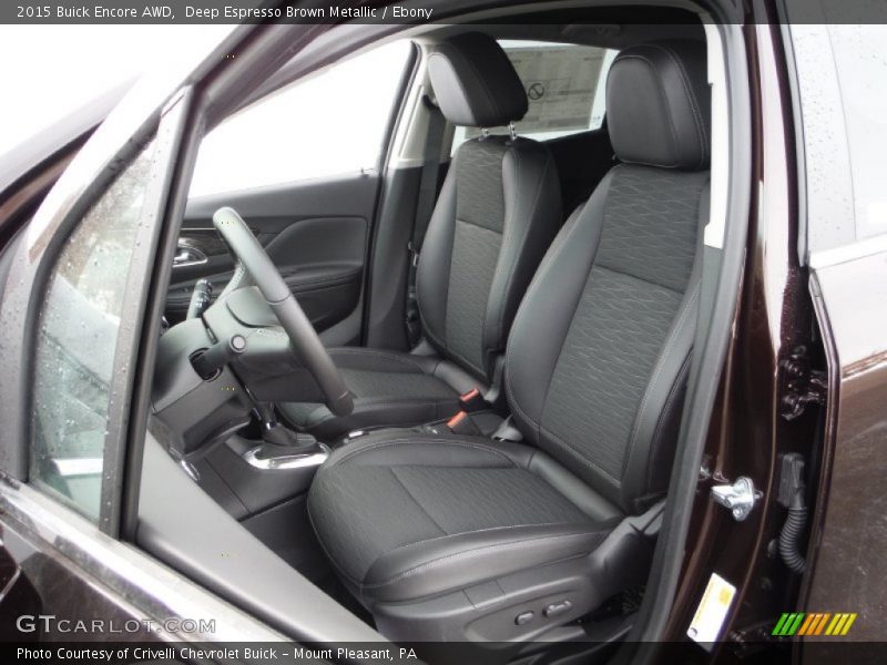 Deep Espresso Brown Metallic / Ebony 2015 Buick Encore AWD