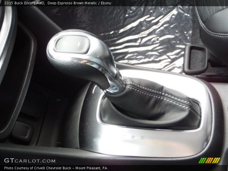 Deep Espresso Brown Metallic / Ebony 2015 Buick Encore AWD