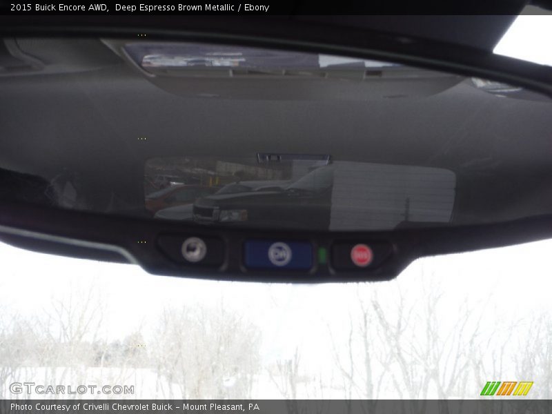 Deep Espresso Brown Metallic / Ebony 2015 Buick Encore AWD