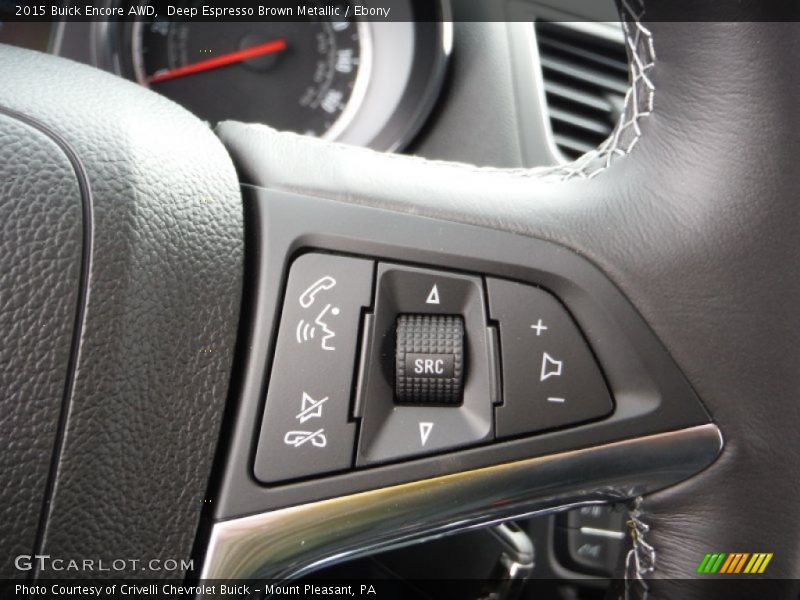 Deep Espresso Brown Metallic / Ebony 2015 Buick Encore AWD