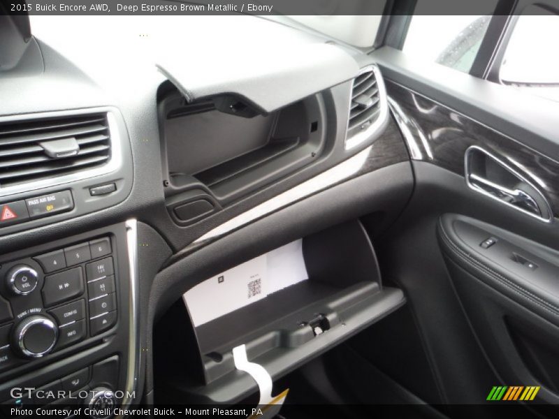 Deep Espresso Brown Metallic / Ebony 2015 Buick Encore AWD