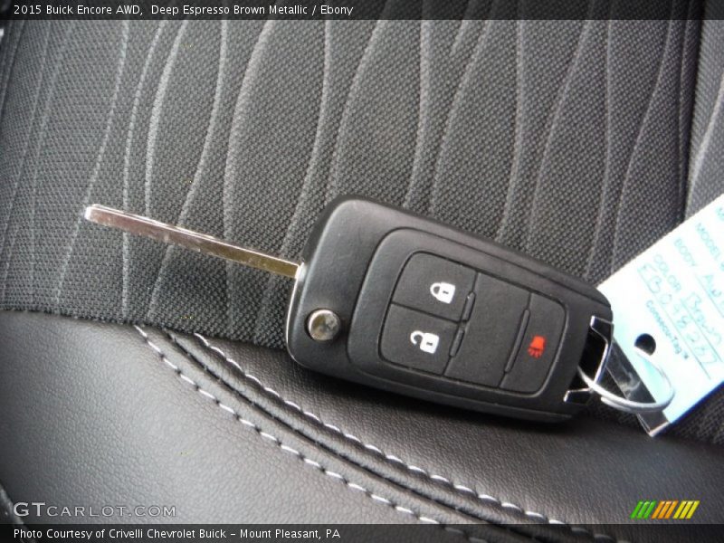 Deep Espresso Brown Metallic / Ebony 2015 Buick Encore AWD
