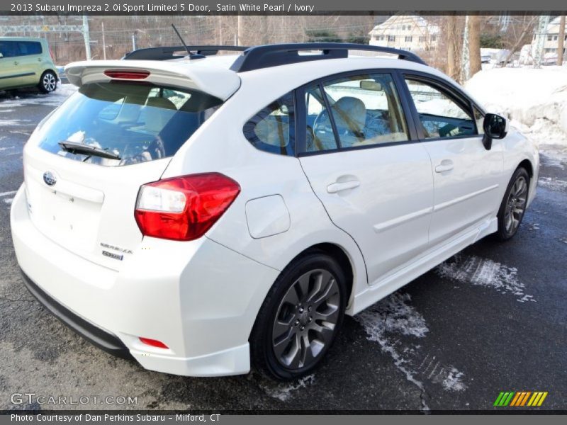 Satin White Pearl / Ivory 2013 Subaru Impreza 2.0i Sport Limited 5 Door