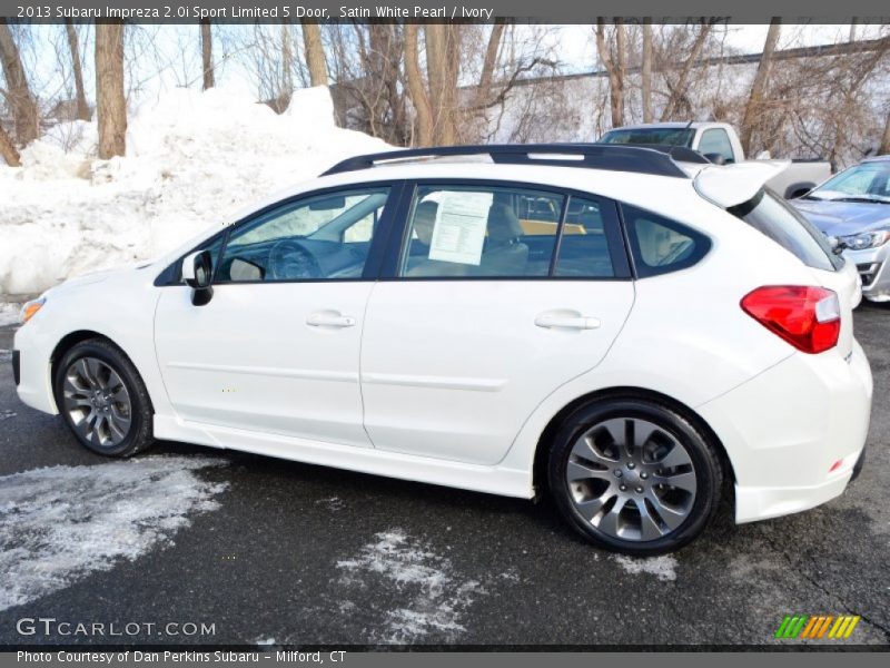 Satin White Pearl / Ivory 2013 Subaru Impreza 2.0i Sport Limited 5 Door
