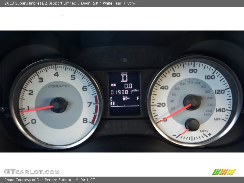 Satin White Pearl / Ivory 2013 Subaru Impreza 2.0i Sport Limited 5 Door