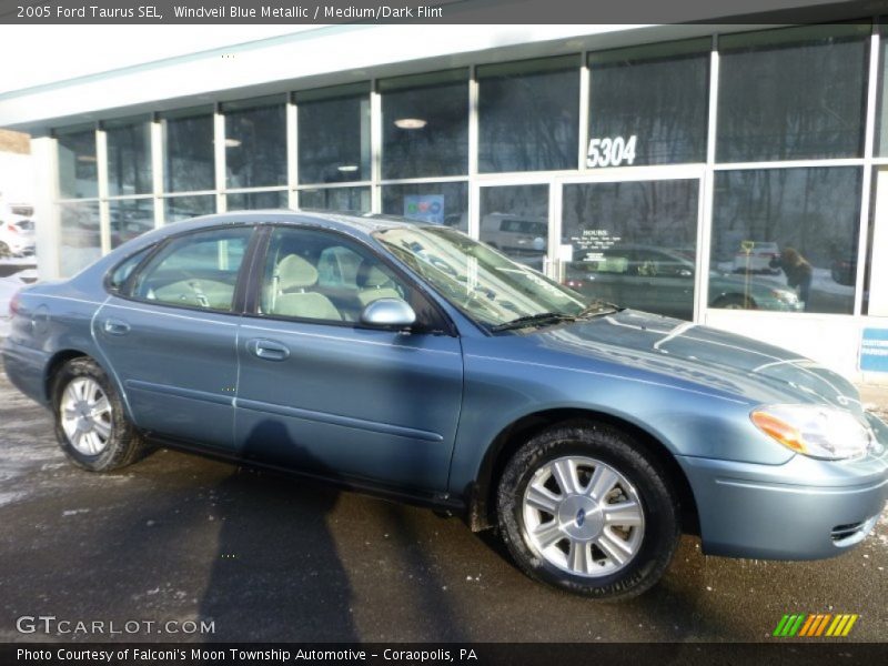 Windveil Blue Metallic / Medium/Dark Flint 2005 Ford Taurus SEL