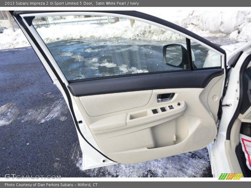 Satin White Pearl / Ivory 2013 Subaru Impreza 2.0i Sport Limited 5 Door