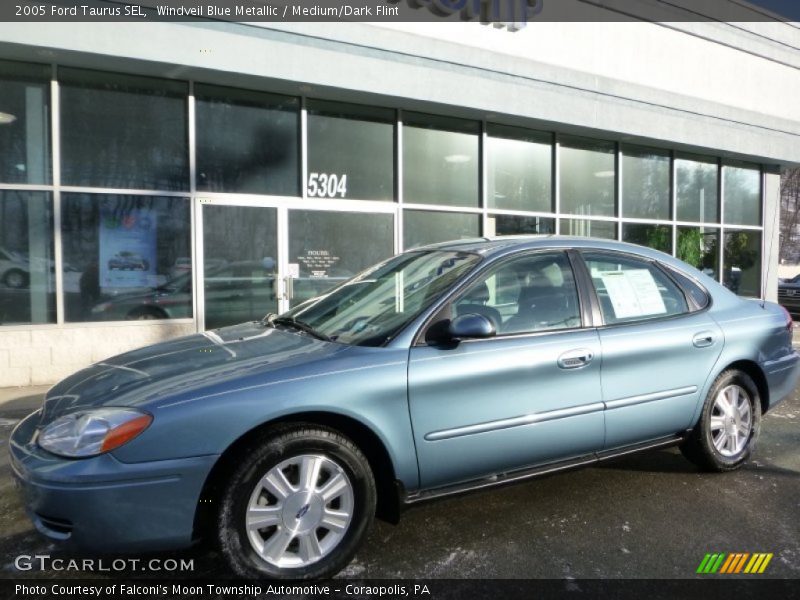 Windveil Blue Metallic / Medium/Dark Flint 2005 Ford Taurus SEL