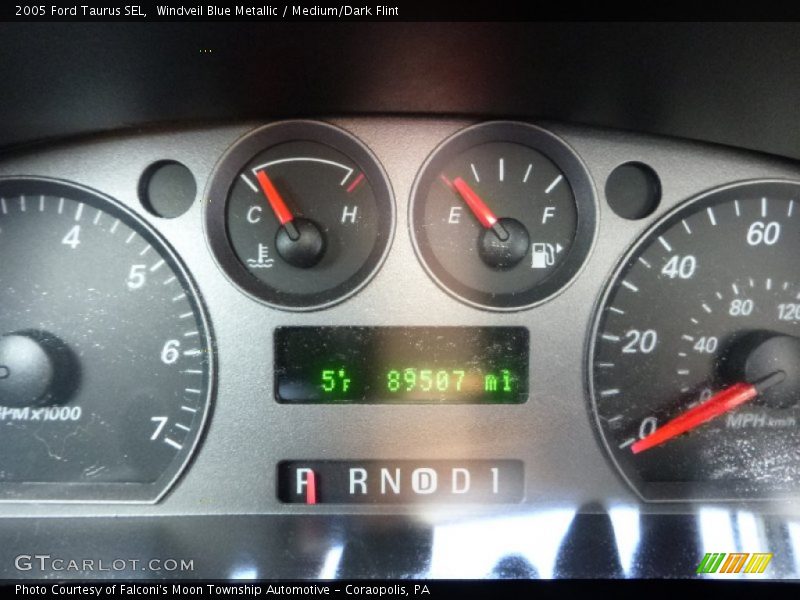 Windveil Blue Metallic / Medium/Dark Flint 2005 Ford Taurus SEL