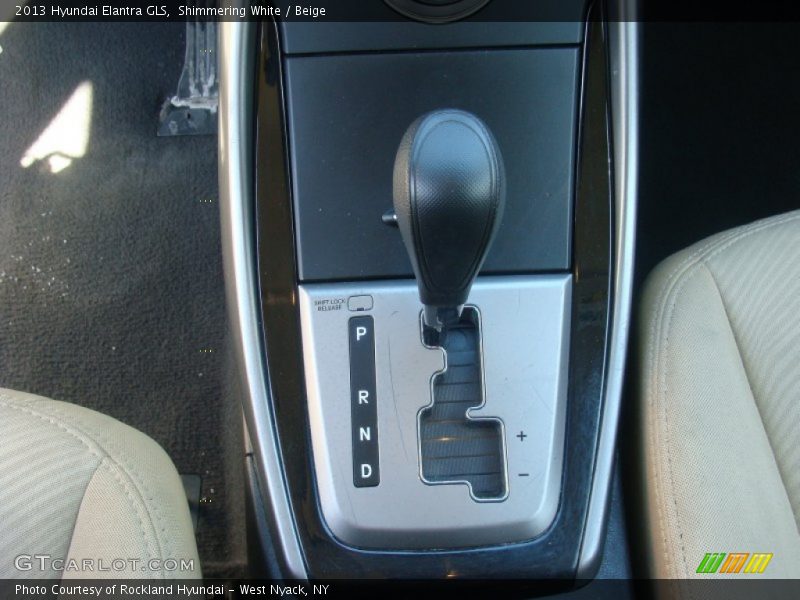 Shimmering White / Beige 2013 Hyundai Elantra GLS