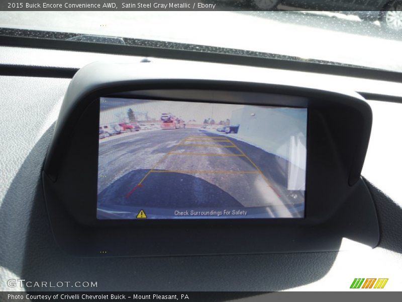 Satin Steel Gray Metallic / Ebony 2015 Buick Encore Convenience AWD