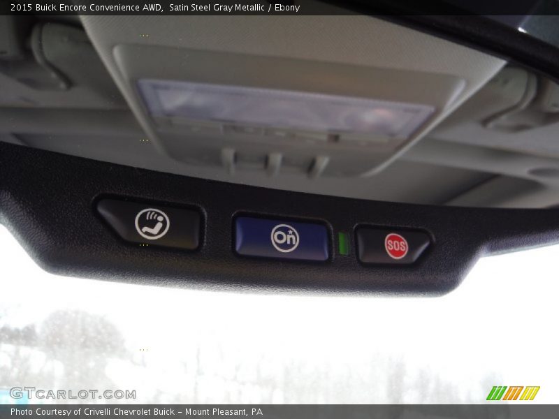 Satin Steel Gray Metallic / Ebony 2015 Buick Encore Convenience AWD